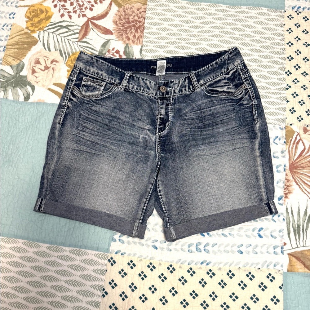 Maurices Dark Wash Jean Shorts
